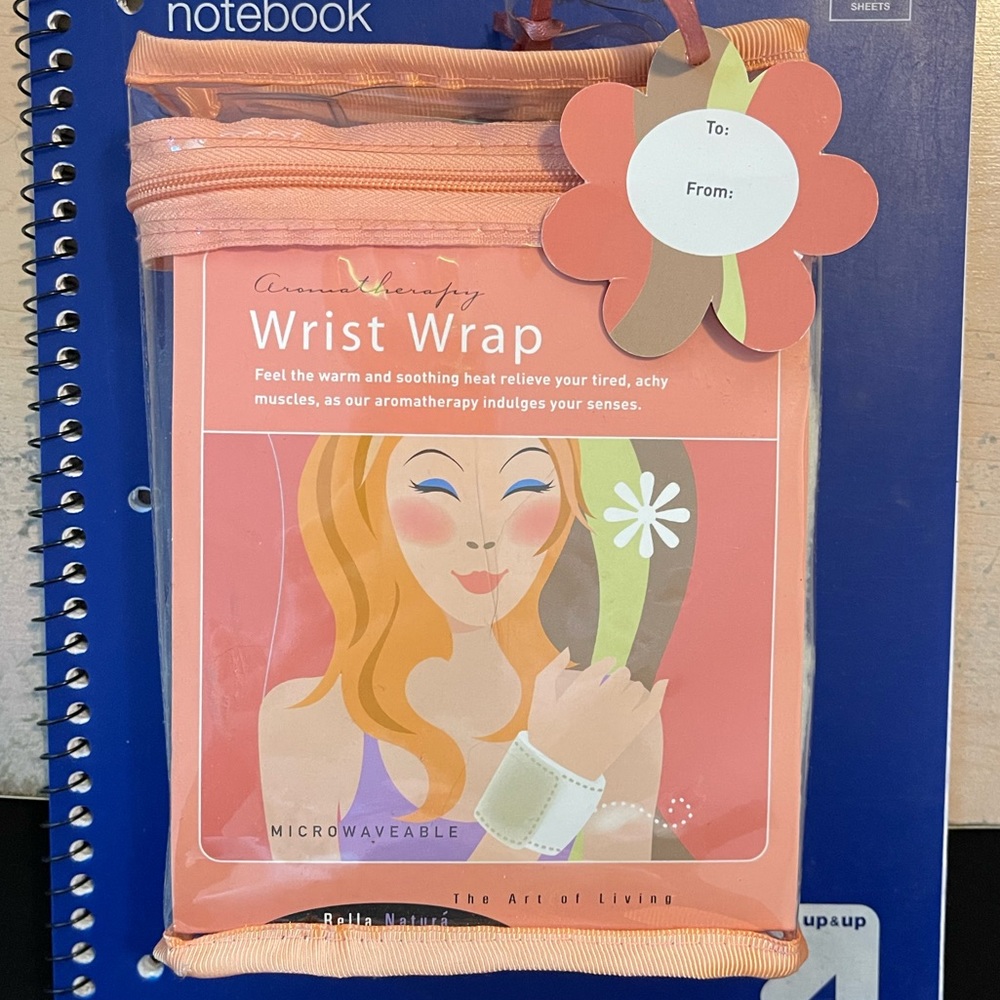 NWOT. Aromatherapy wrist wrap. Microwavable.